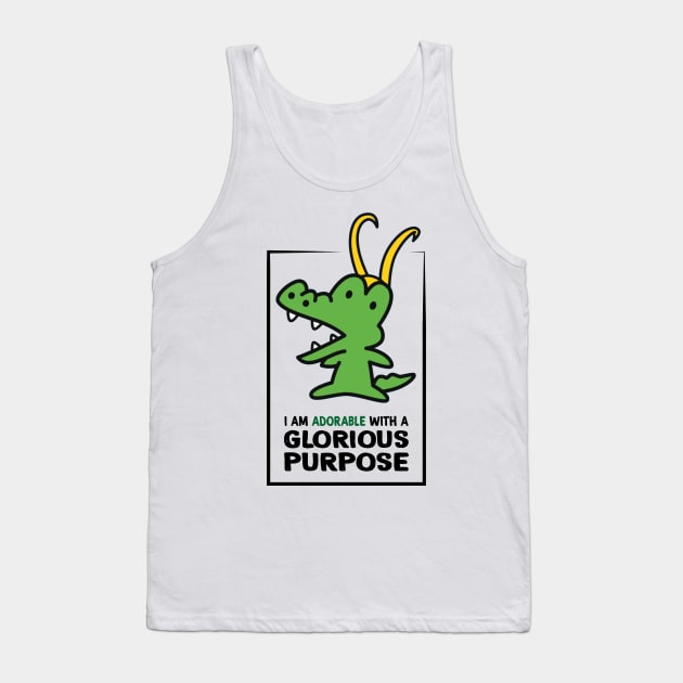 Adorable with a Glorious Purpose Tank Top by EvilSheet